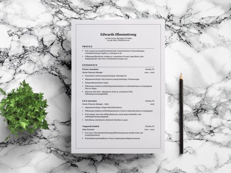 free-classic-microsoft-word-resume-template-free-download