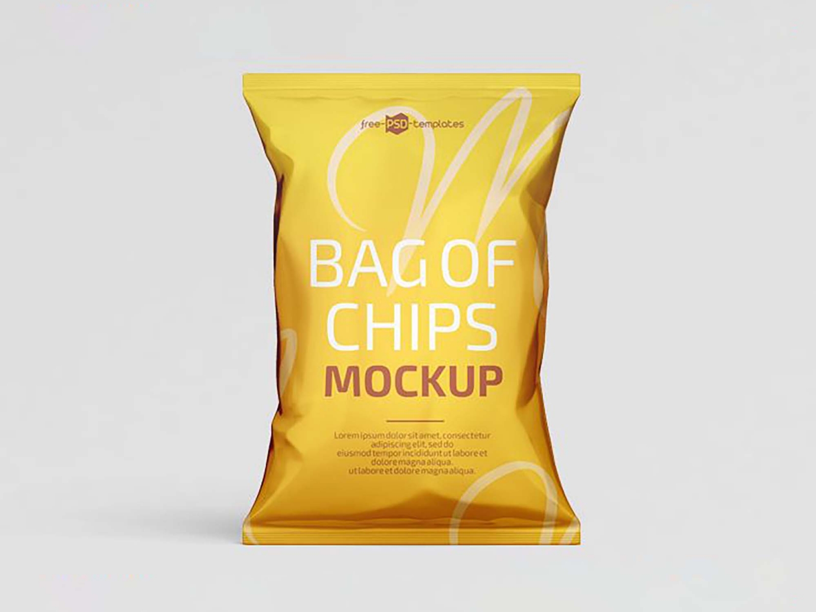 Download Bag of Chips Mockup Template - Pivle