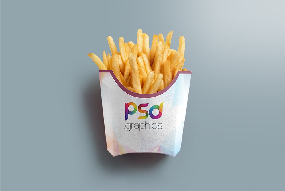 Download French Fries Packaging Mockup - Free Download