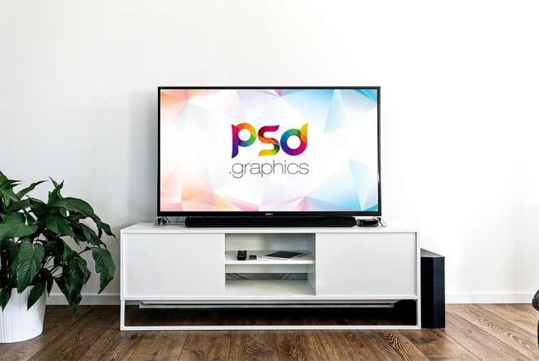 Download Photorealistic Smart TV Mockup Template - Pivle