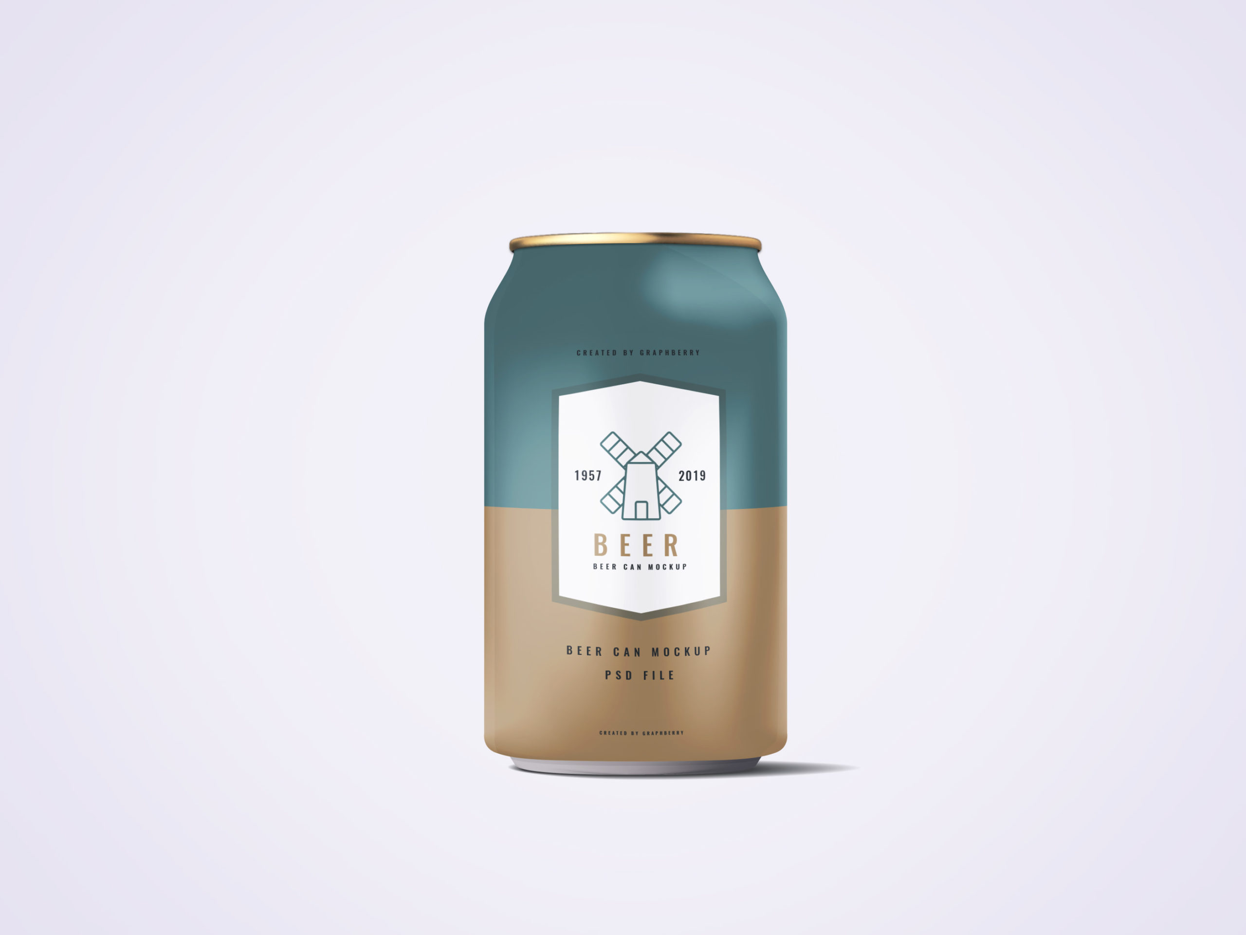 Download 330ml Soda Or Beer Can Mockup - Free Download