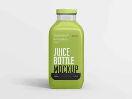 Download Free 350ml Juice Bottle Mockup (PSD) - Free Download