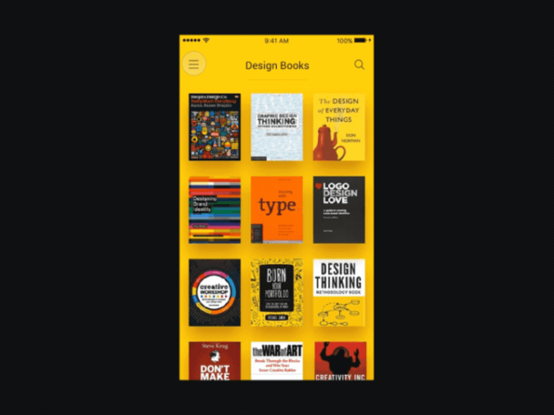 7 Free Book App UI Template for UI/UX Designer - Free Download
