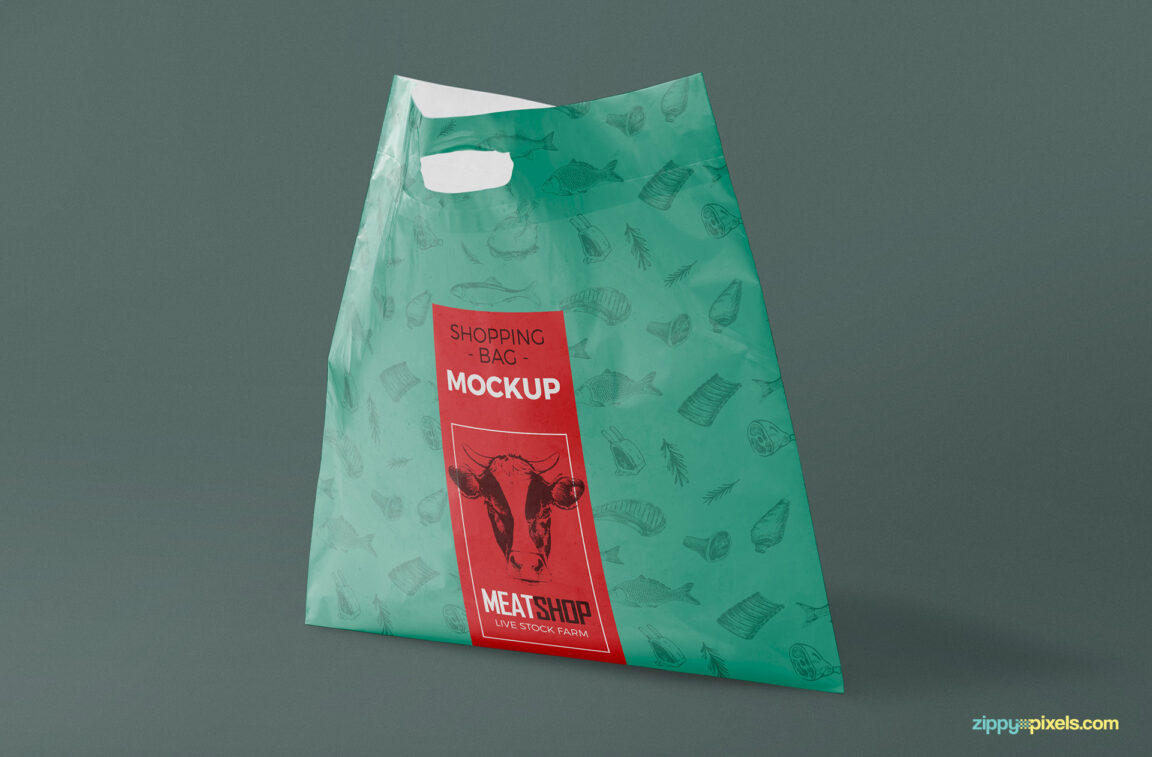 Download Plastic bag free mockup - Free Download