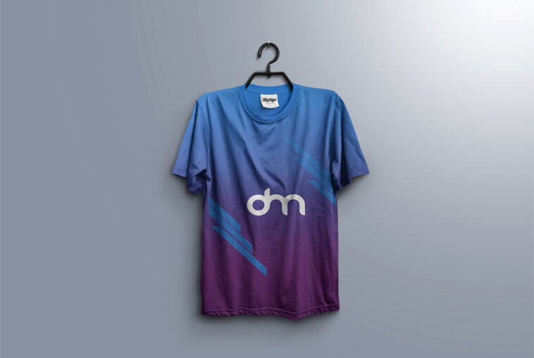 Download Free T-Shirt on Hanger Mockup PSD - Pivle