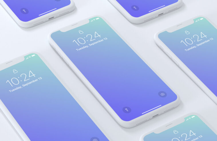 Download Light iPhone X Screens Mockup PSD - Free Download