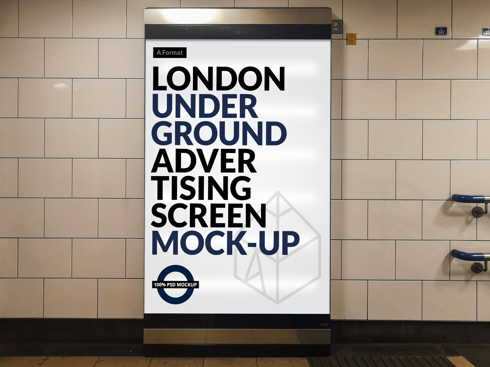 Free MRT Underground Advertising Mockup - Free Download