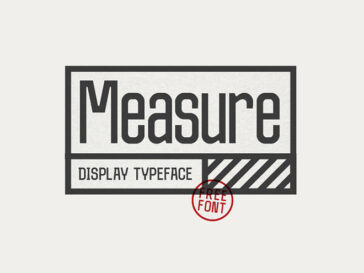 Measure Free Typeface