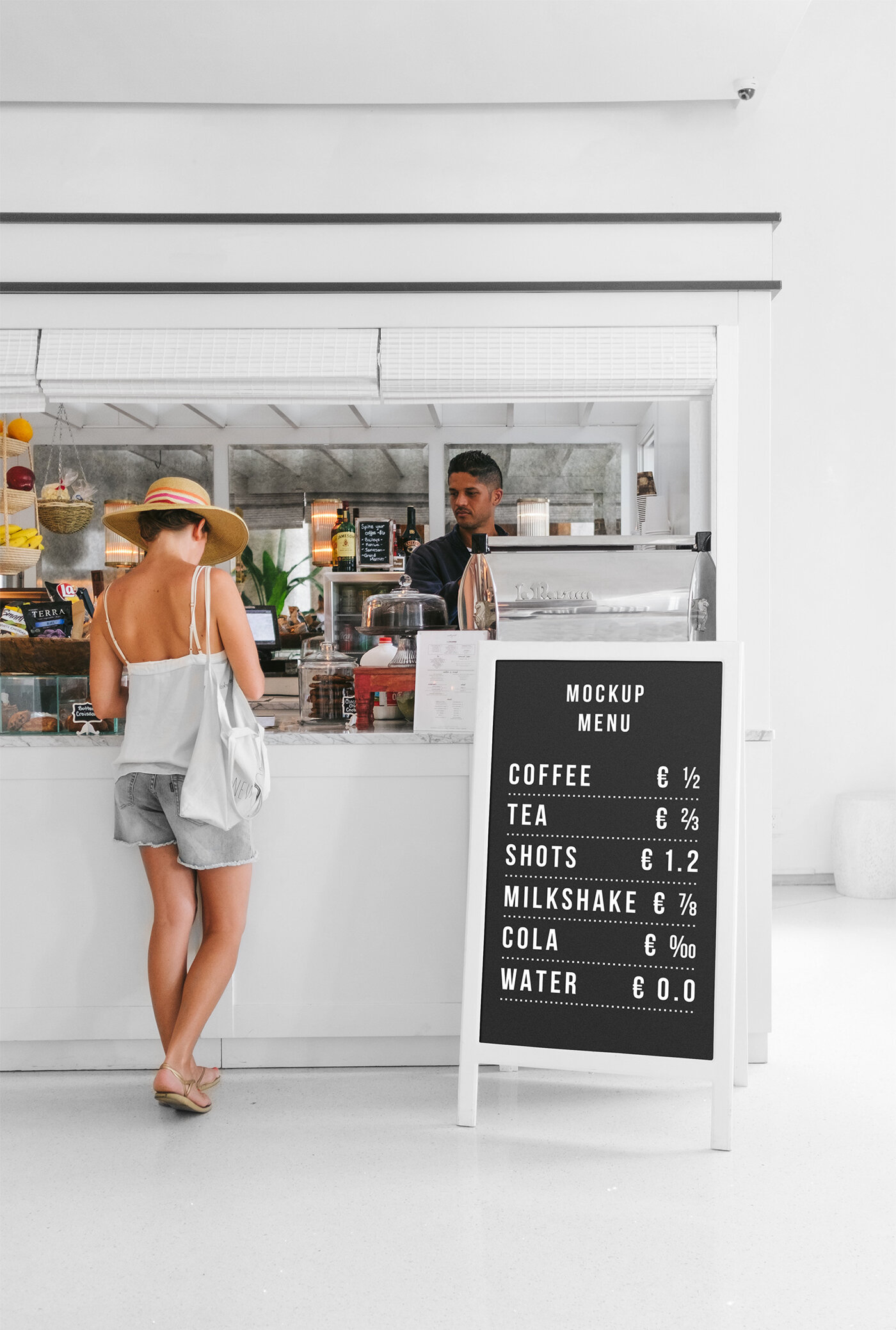 Download Restaurant Stand Menu Mockup - Free Download