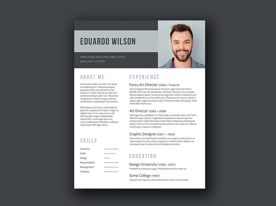 Free Elegant Resume Template for Any Job Opportunity - Free Download