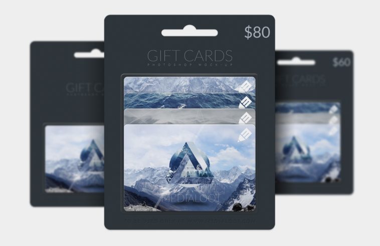 Download Free Gift Card PSD Mockup - Free Download