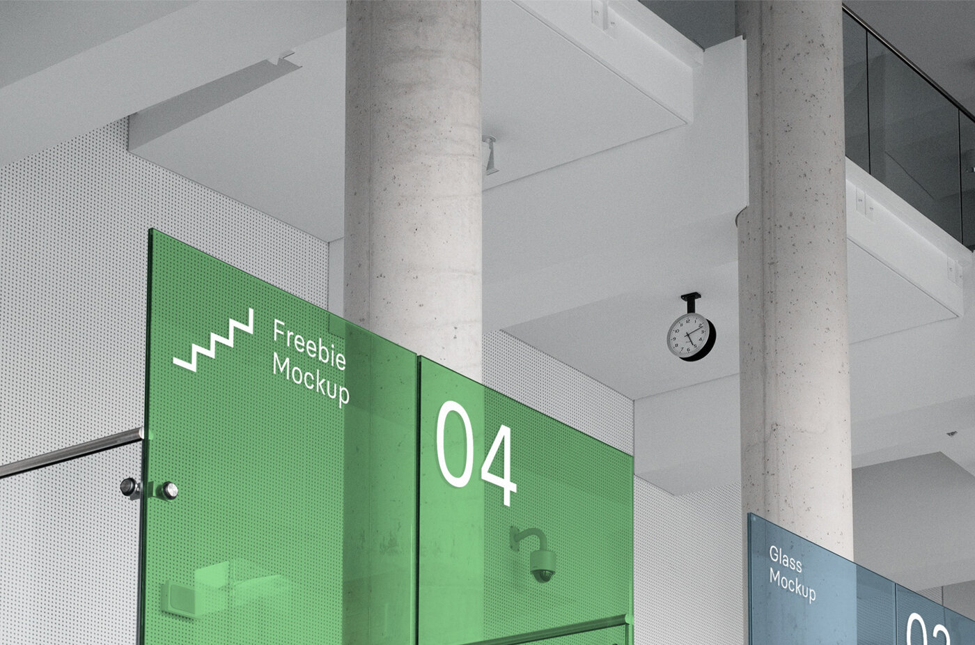 Download Office Glass Mockup - Free Download