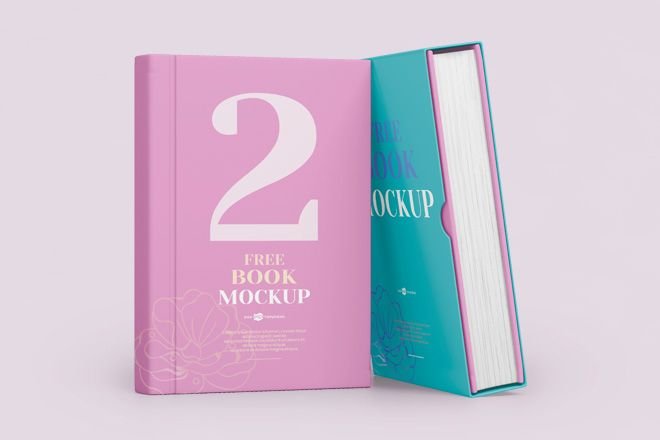 Free Luxury Book Cover Mockup - Free Download