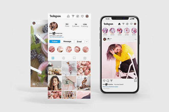 Download Instagram Stories Card Mockup - Free Download