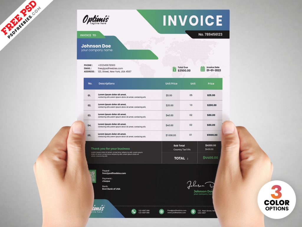 New page 4. Invoice Modern. Invoice Mockup. Invoice Design.