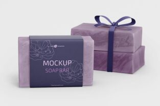 Download PSD Soap Bar Mockup Template - Free Download