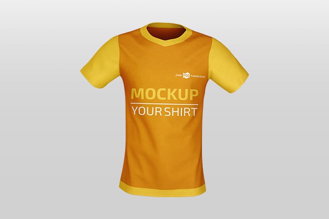 Download Free Jersey Shirt Mockup Template - Free Download