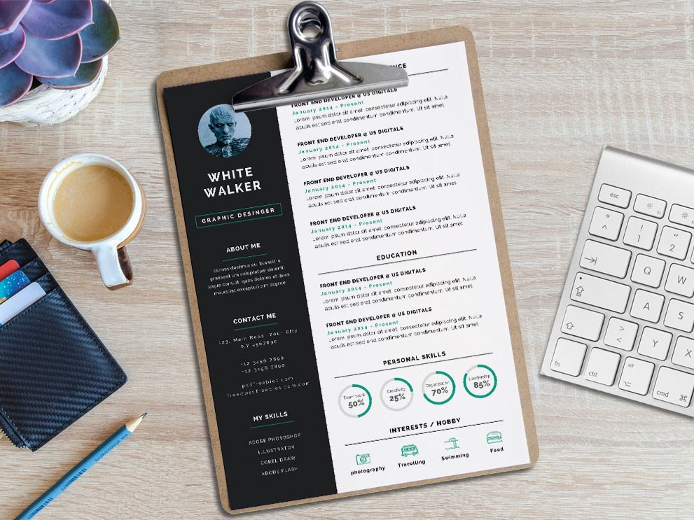 Free Simple and Clean Resume Template for Job Seeker ...