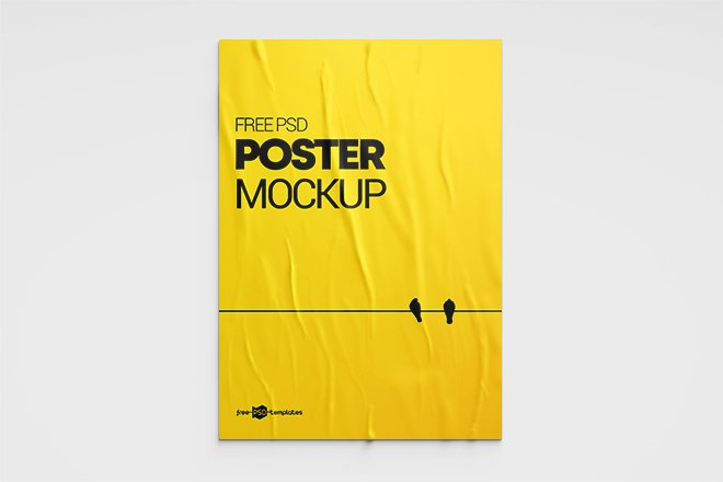 Download Free 3 Poster PSD Mockups Templates - Free Download