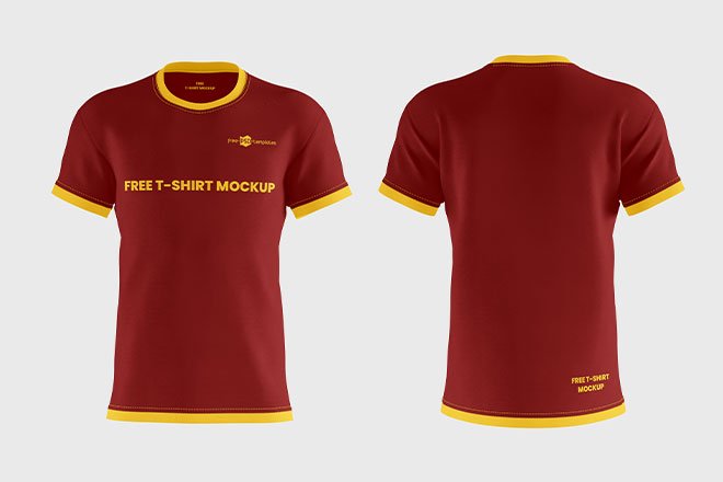 Free Sport T Shirt Mockup Pivle