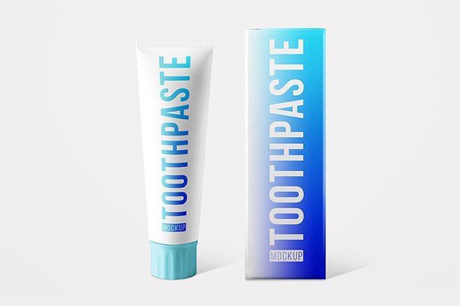 Download Free Toothpaste Mockup PSD - Free Download
