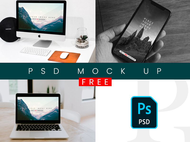 Download iPhone, iMac & MacBook Mockups - Free Download