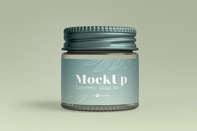 Download Free Cosmetic Glass Jar Mockup - Free Download