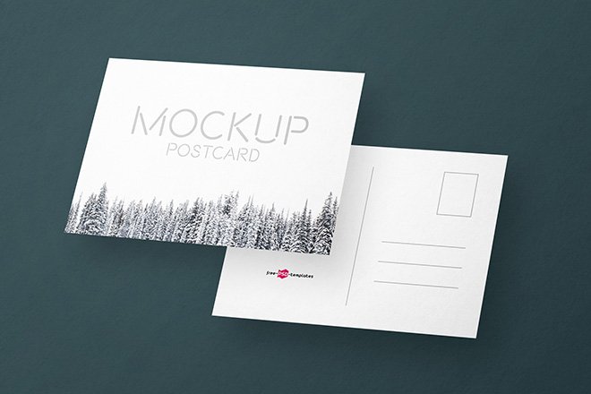 Download Postcard Invitation Mockup PSD - Free Download