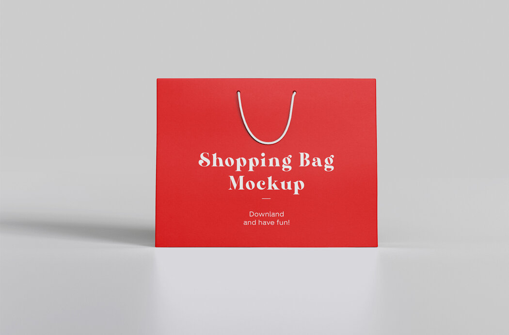 Front Shopping Bag Mockup PSD - Free Download