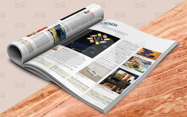 Download Free A4 Curled Magazine Mockup - Free Download