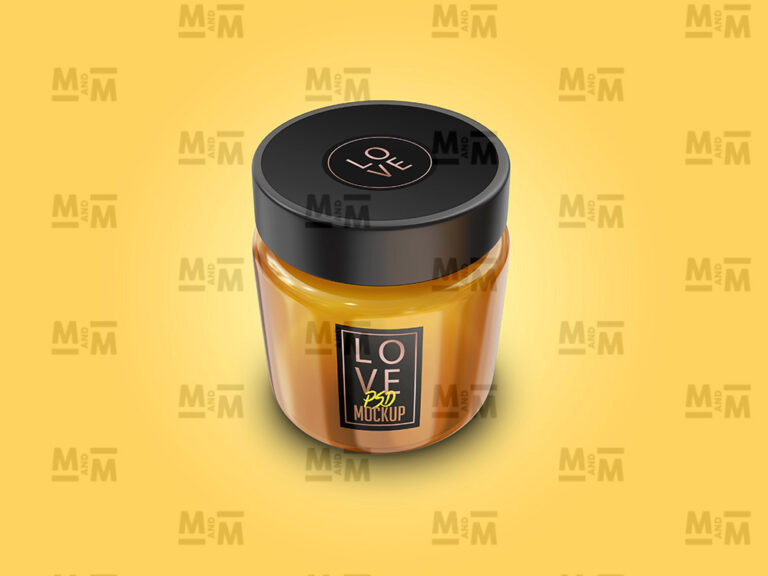 Download Free Amber Cream Jar Mockup - Free Download
