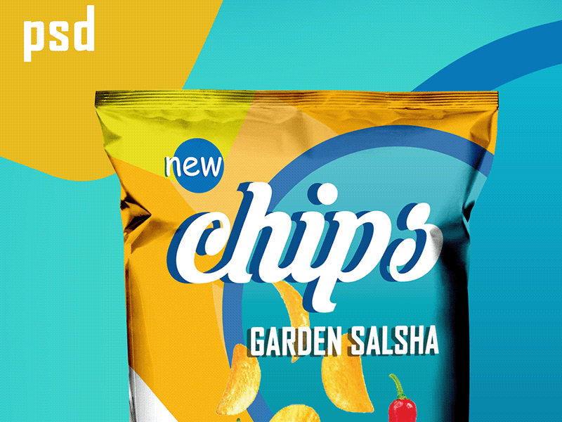 Download Chips Food Packaging Mockup - Free Download