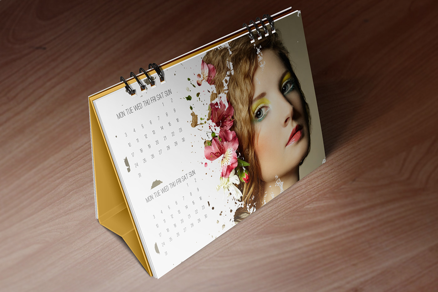 Download Desk Calendar Mockup Psd Free Download