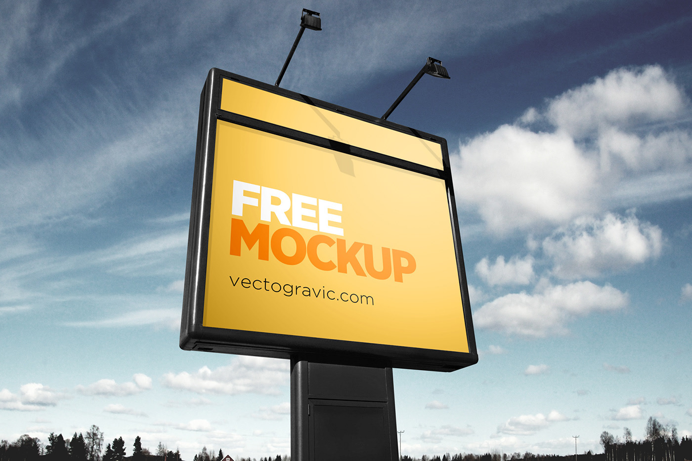 Download High-quality Outdoor Sign Mockups - Free Download