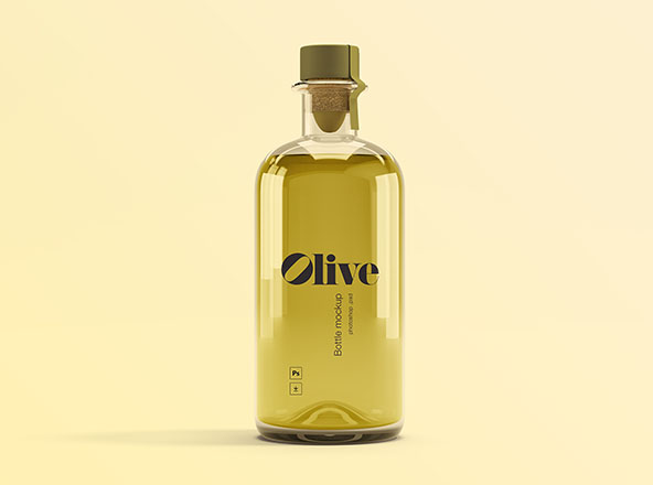 Download Free Olive Oil Bottle Mockup - Free Download