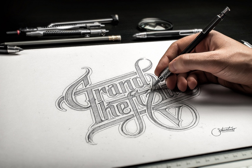 Professional Sketch Hand Drawn Mockup - Free Download