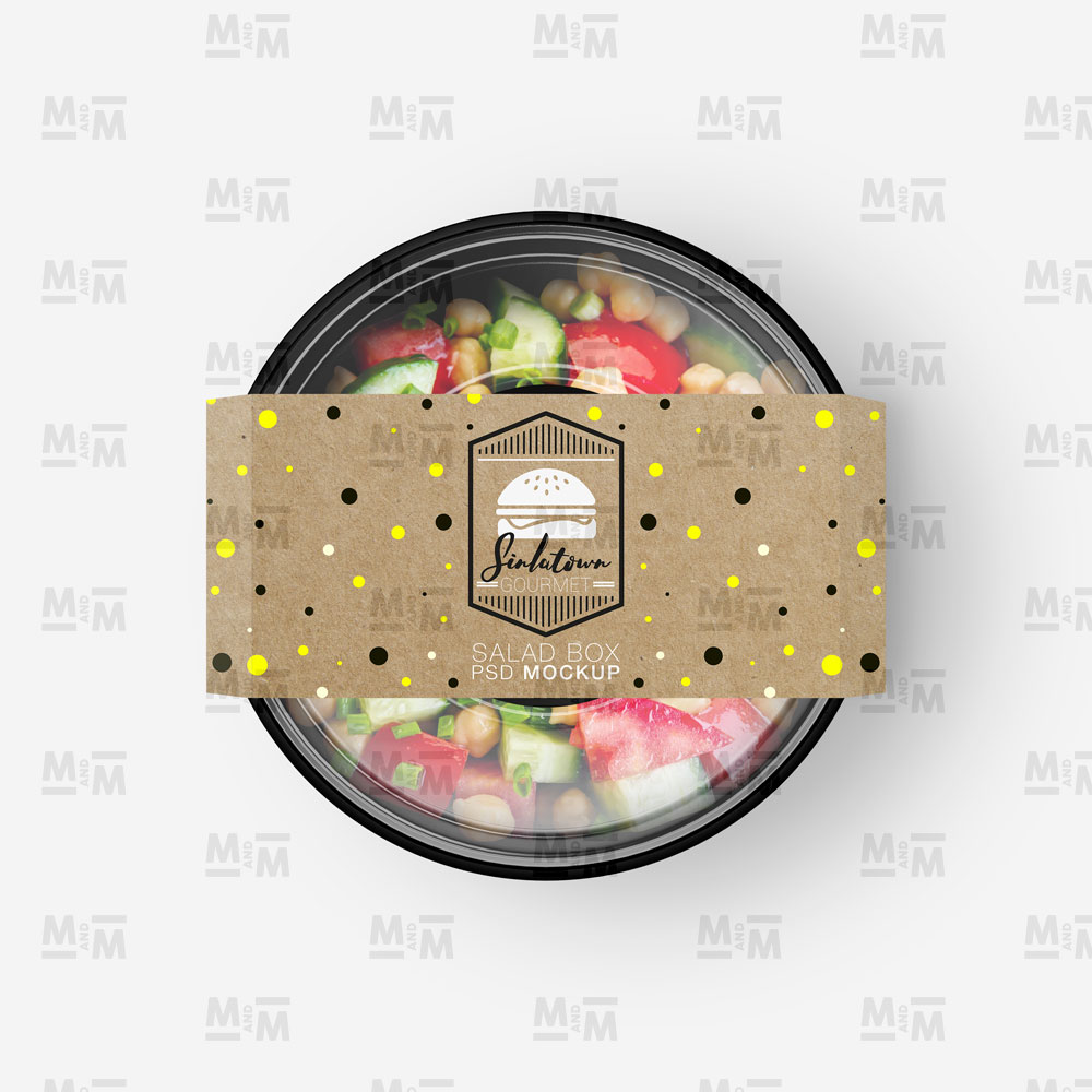 Download Free Salad Box Mockup - Free Download