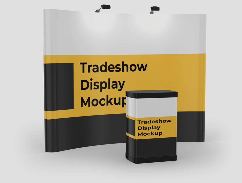 Download Free Trade Show Display Mockup - Free Download