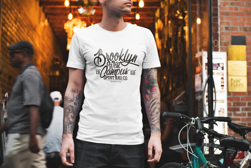 Download Urban T-shirt Mockup PSD - Free Download