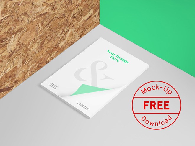 Download Free Letterhead Mockup PSD Template - Free Download