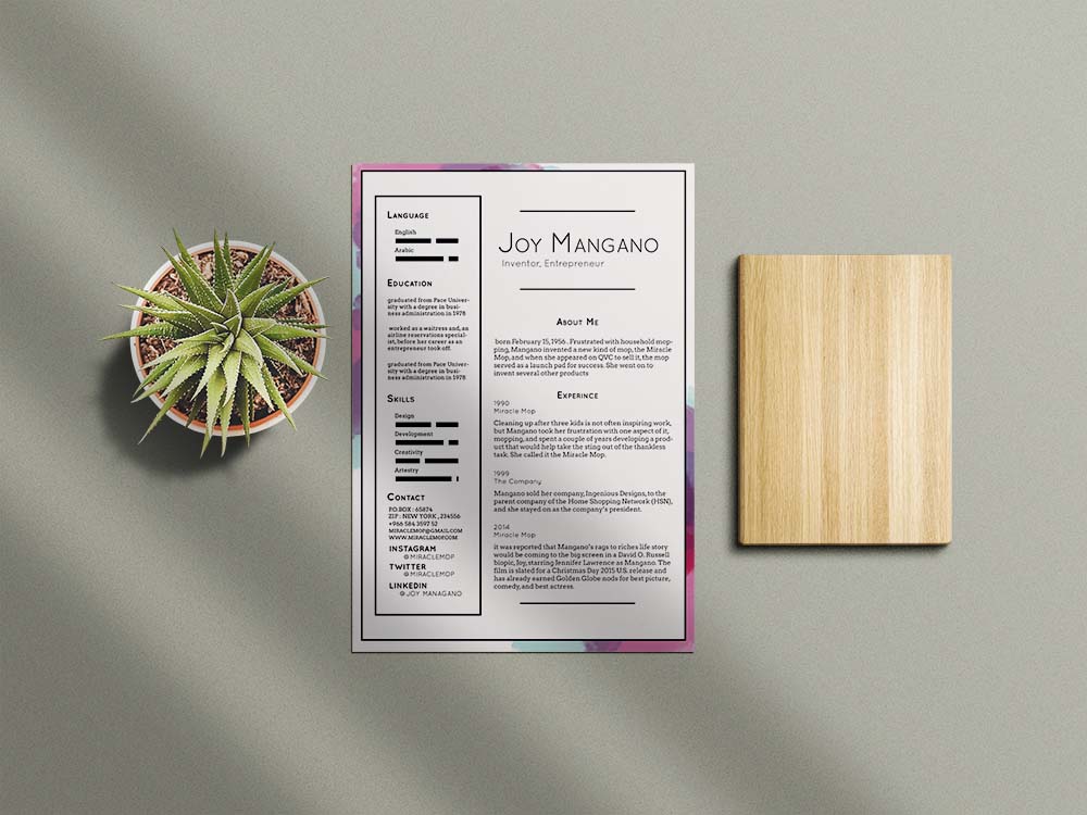 Free CV Resume Template for your Profile - Free Download