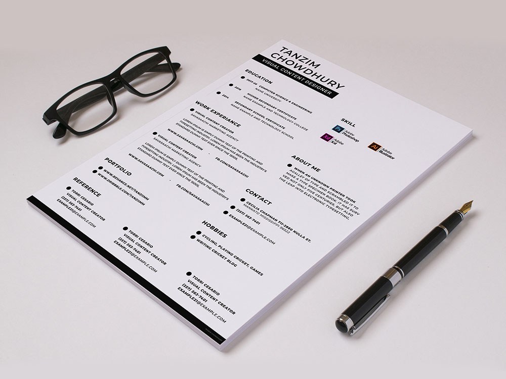 Free Content Creator Resume Template Free Download
