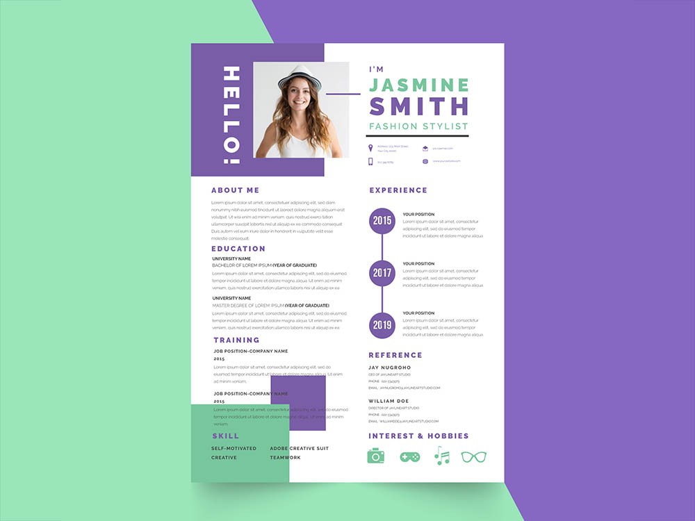 free-fresh-stylist-resume-template-pivle