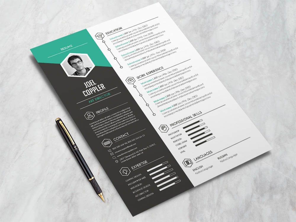 Free Modern General CV/Resume Template - Free Download