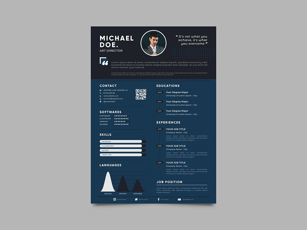 free-elegant-infographic-resume-template-free-download