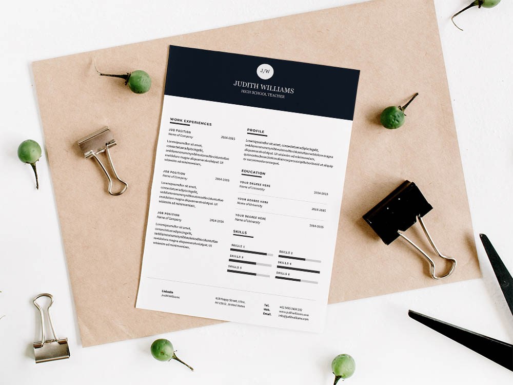 Free High School Teacher Resume Template Free Download