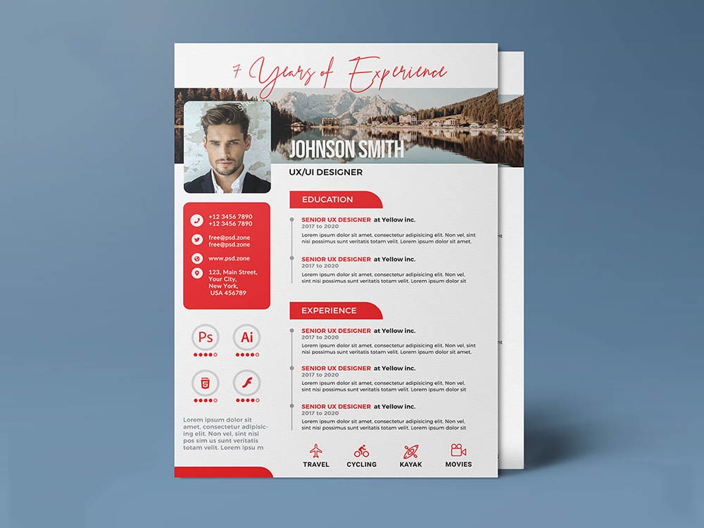 resume templates free download for experienced