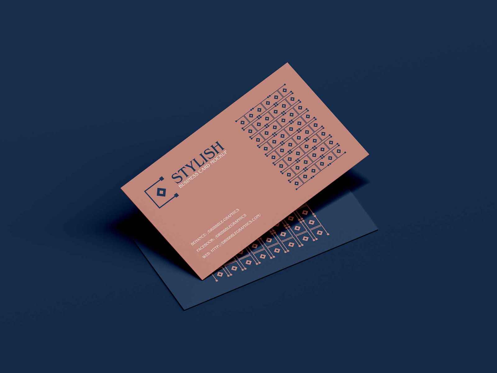 Download Free Stylish Business Card Mockup Psd Free Download