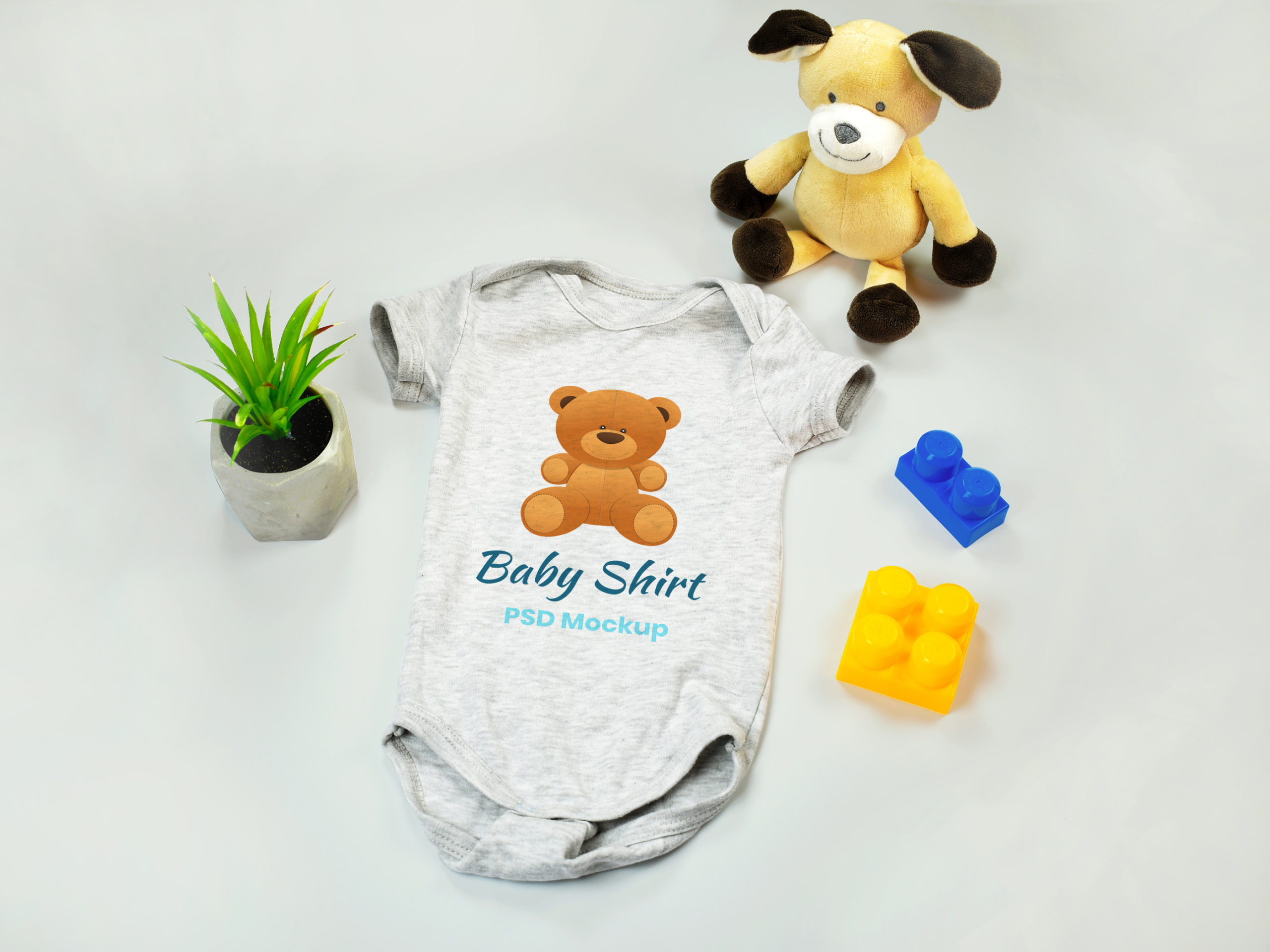 Baby Onesie Psd Mockup Free Download