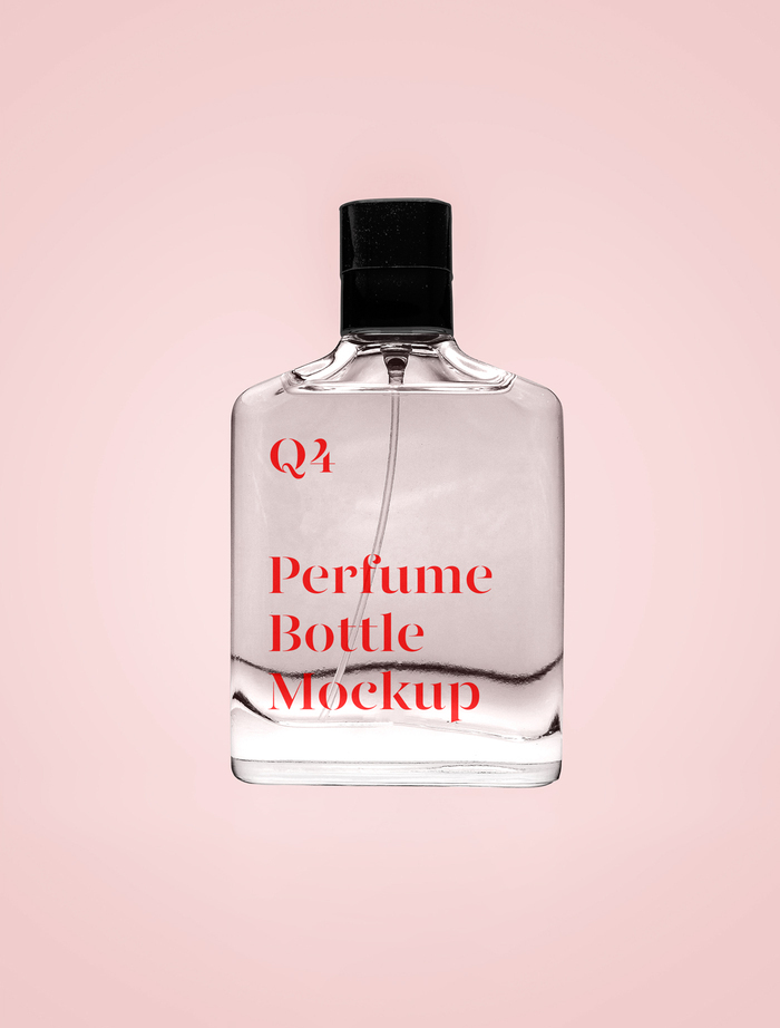 Download Transparent Perfume Bottle Mockup Free Download